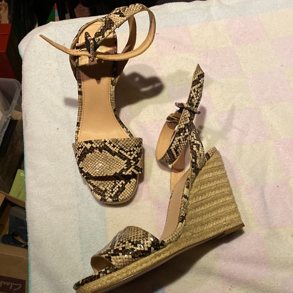 ZARA snake, skin wedges - Picture 2 of 6